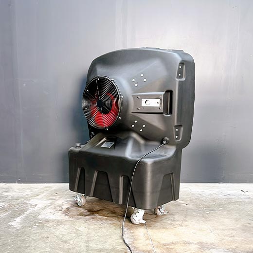 SB Evaps Evaporative Cooler in a grey background