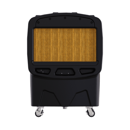 SB Evaps Small Portable Evaporative Cooler, Front View, black design