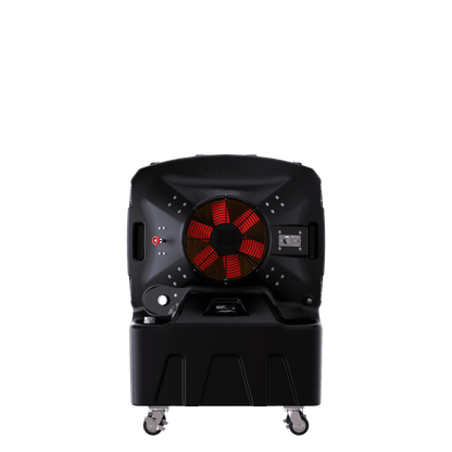 SB Evaps Portable Evaporative Black Cooler Back View