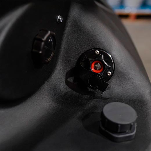 SB Evaps Evaporative Cooler, Large Size, Close up Pluming Zone