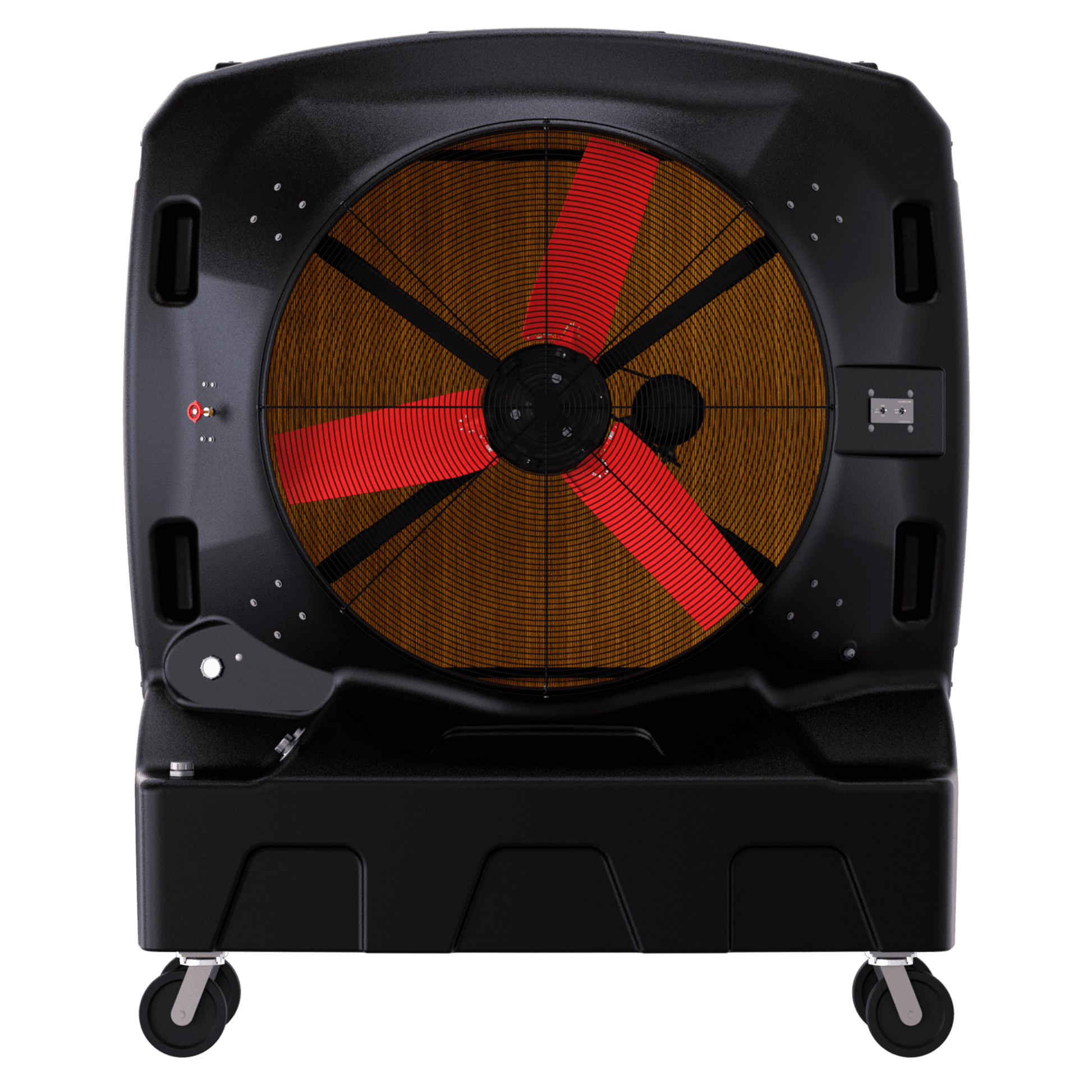 front view black s&b evaps premium evaporative cooler
