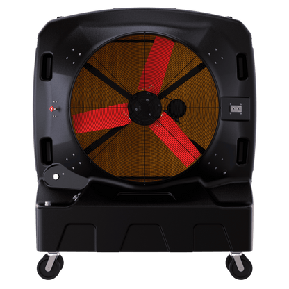 front view black s&b evaps premium evaporative cooler